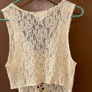 Vintage Lace Vest